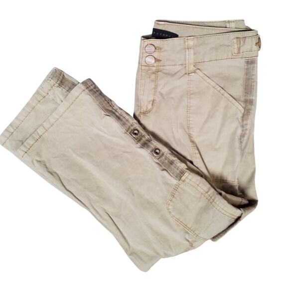Sanctuary Womens Size 26 Cargo Pants Stretch Tan Pockets Stretch Mid Rise - Picture 3 of 8